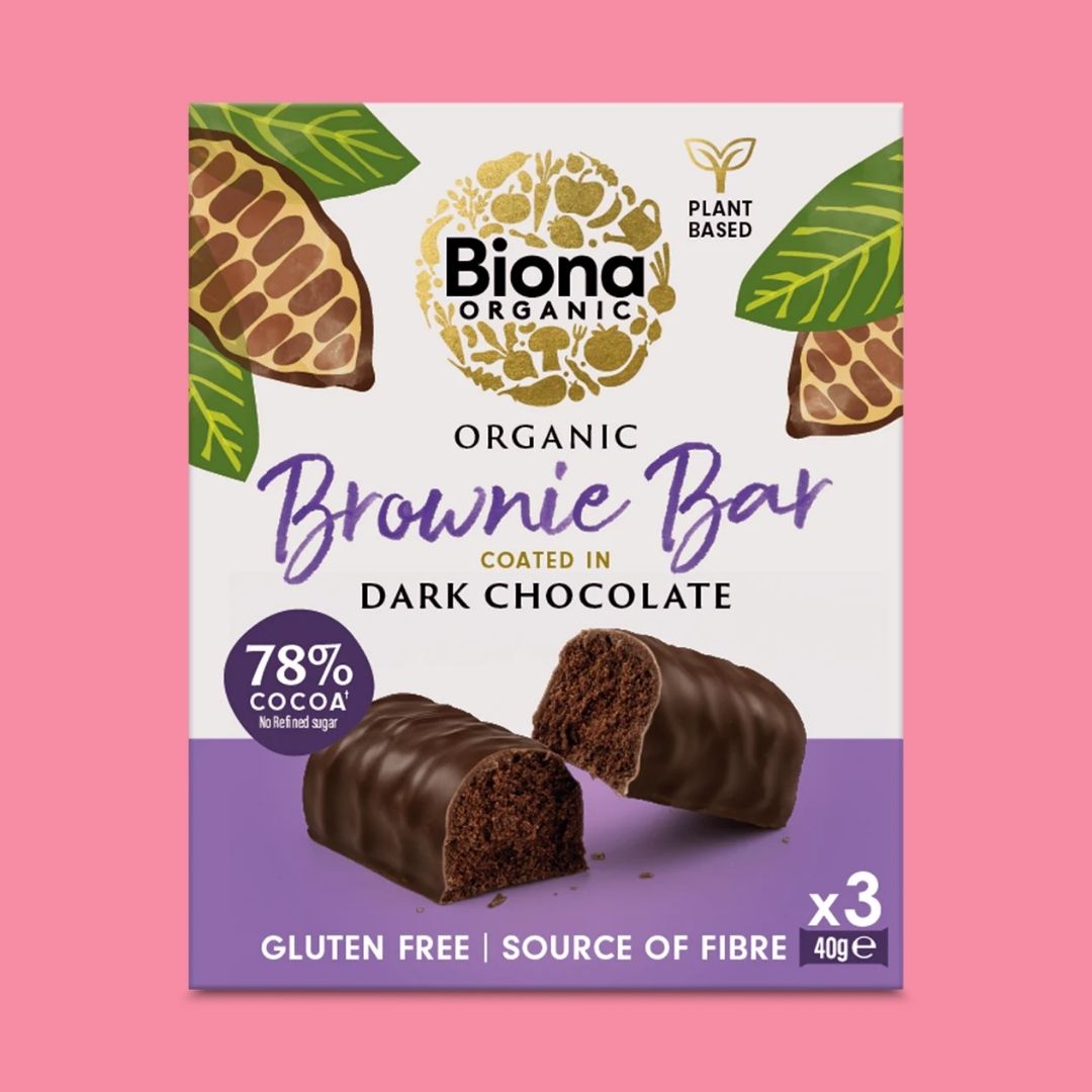 Biona Organic Brownie Bar Multipack of 3