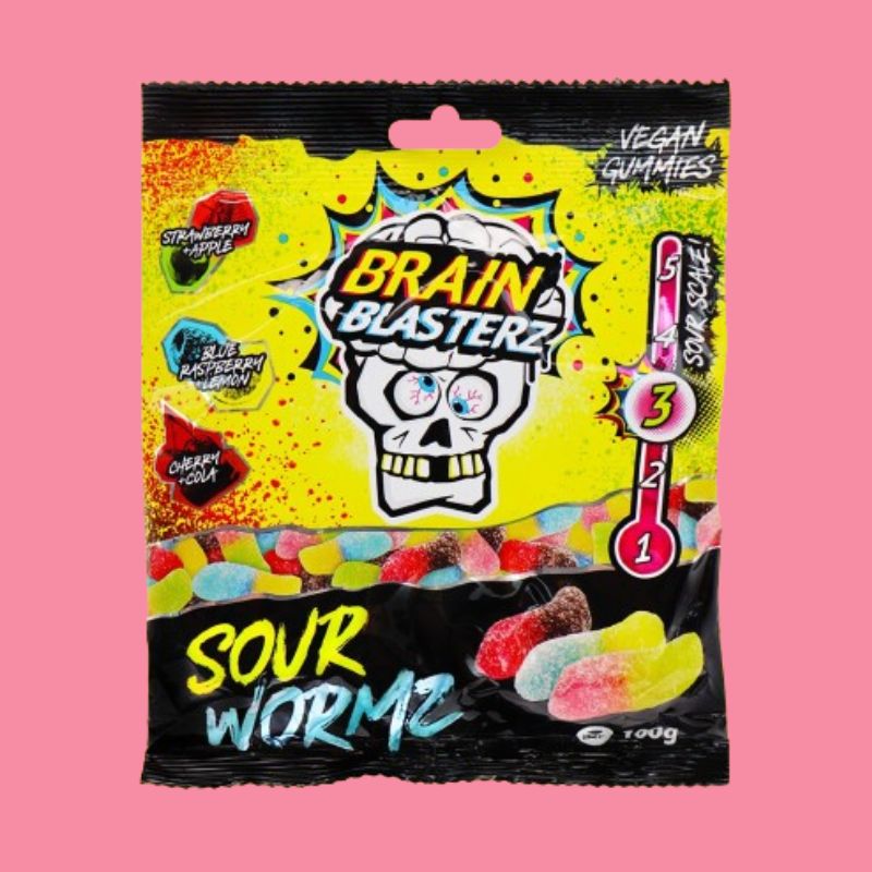 Brain Blasterz Sour Wormz