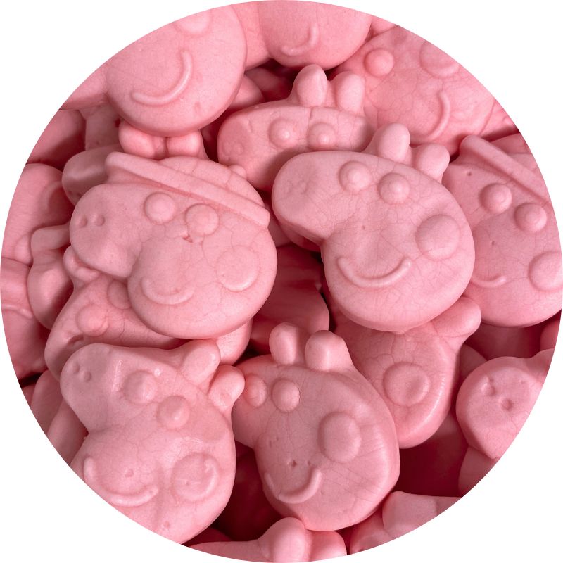 The　Pig　Vegan-Friendly　Peppa　Candy　Gummy　Vegan　Sweets　Foams　Man