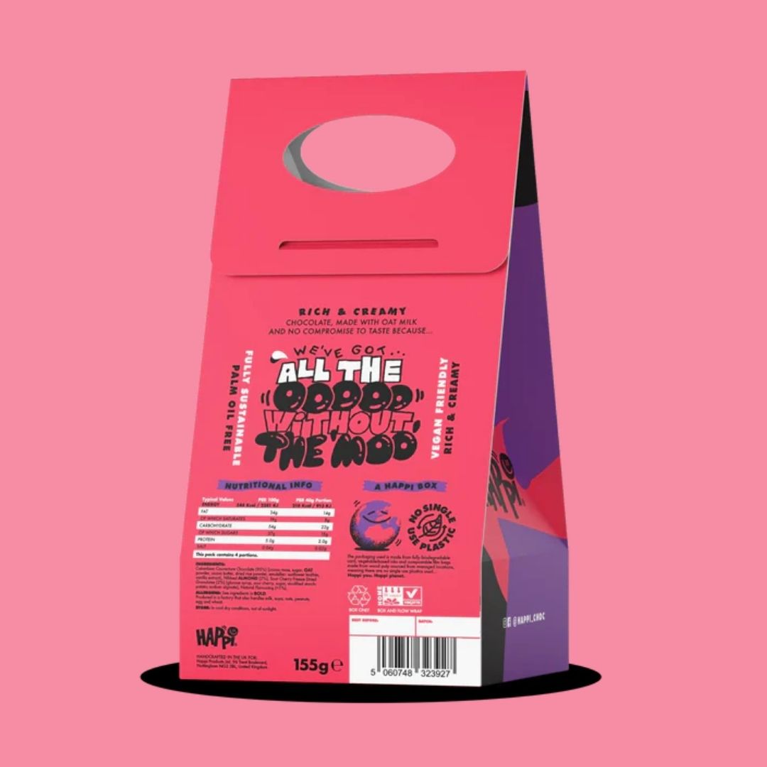 Happi Choc Easter Egg Cherry & Almond Reverse