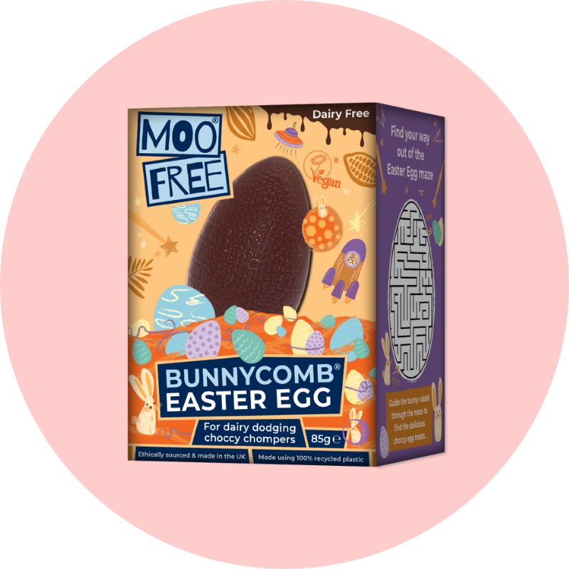 Moo Free Honeycomb Easter Egg