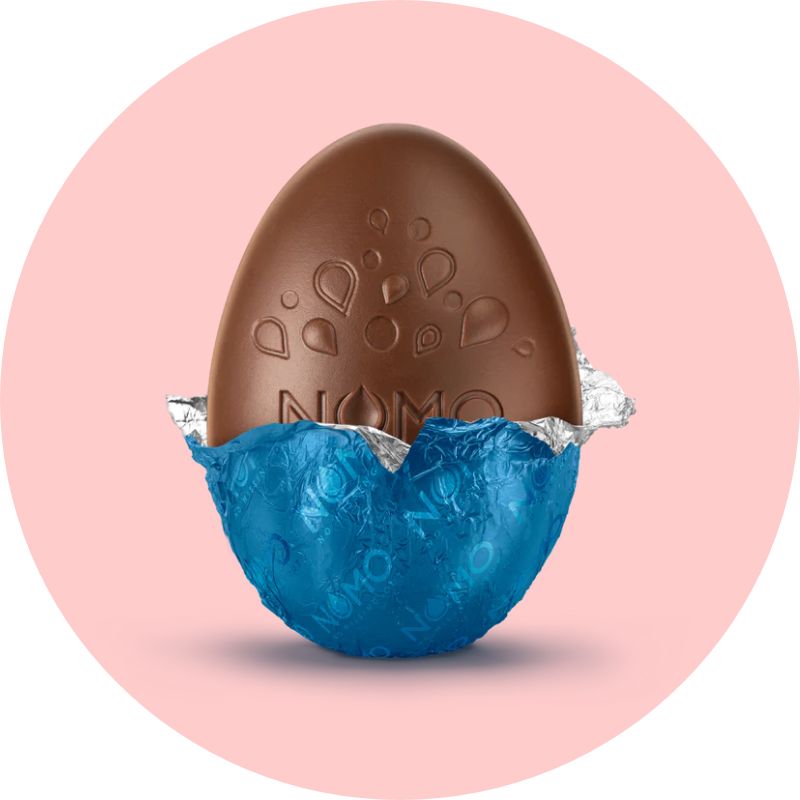 Nomo Creamy Choc Easter Egg + Mini Bars