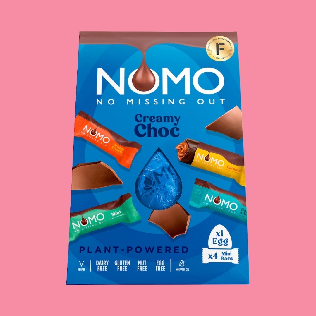 Nomo Creamy Choc Easter Egg + Bar | The Vegan Candy Man