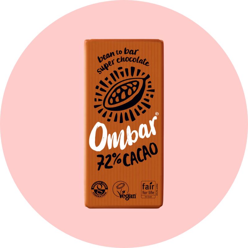 Ombar Chocolate Bar [72% Cacao, 70g