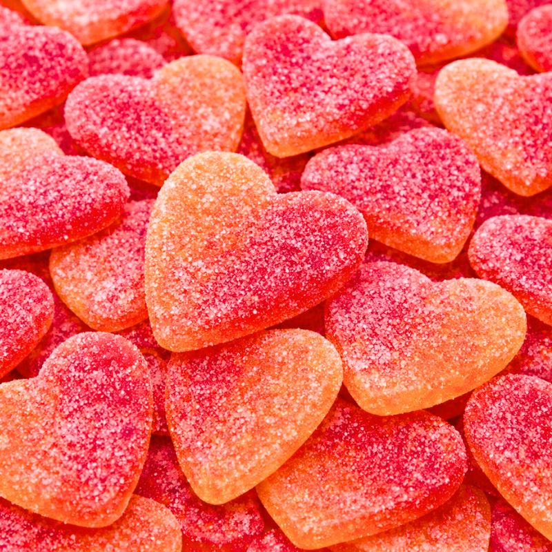 Peach Hearts