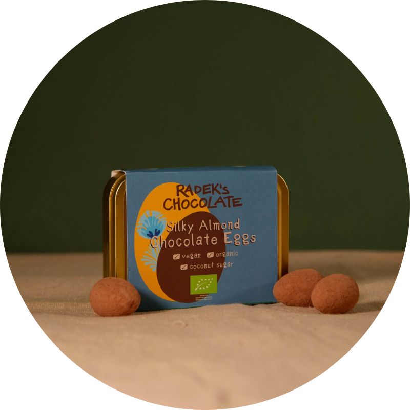 Radek's Silky Almond Chocolate Eggs