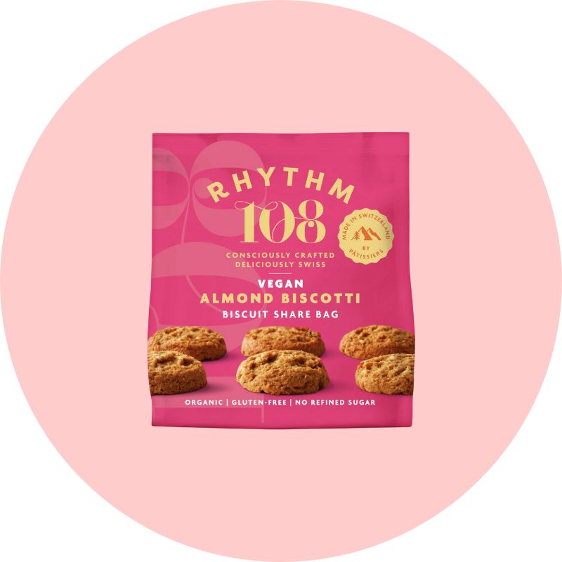 Rhythm 108 Biscuits Almond Biscotti 135g Bag