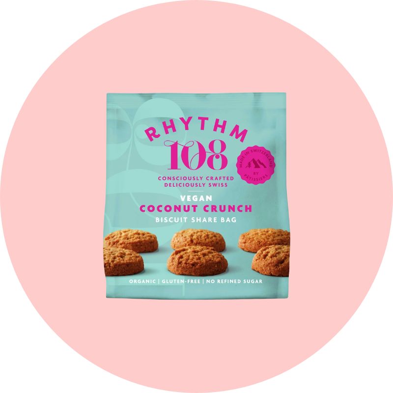Rhythm 108 Biscuits Coconut Crunch 135g Bag