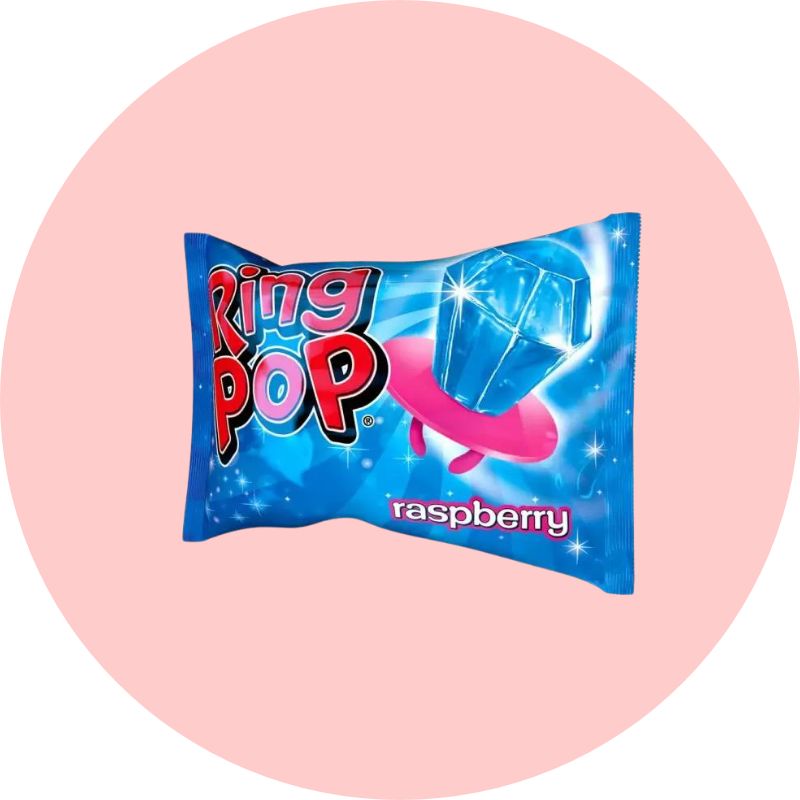 Bazooka Ring Pop Raspberry