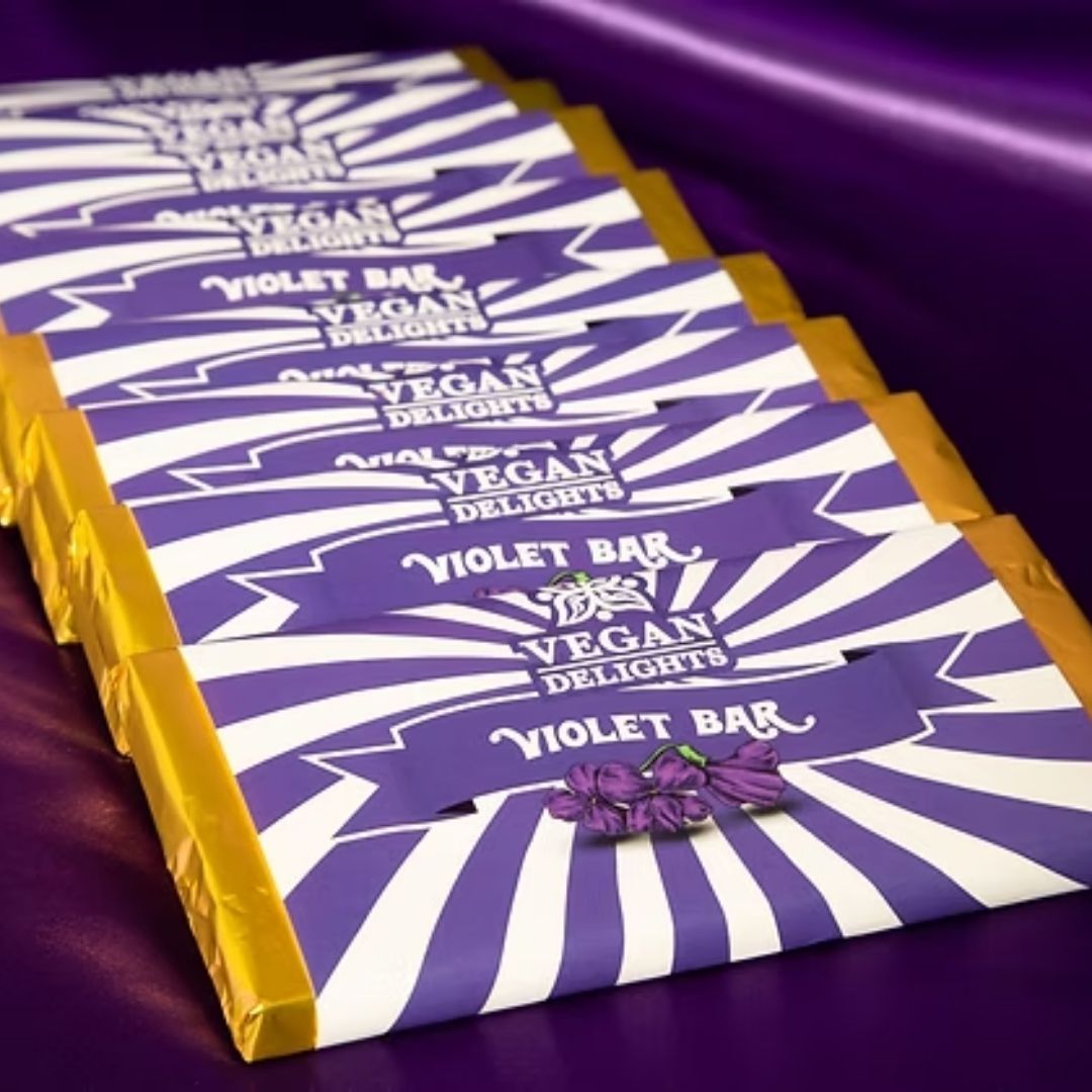 Vegan Delights Chocolate Bar Violet Lifestyle