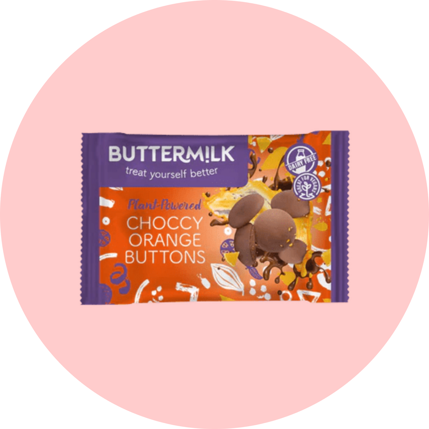 Buttermilk Chocolate Orange Buttons