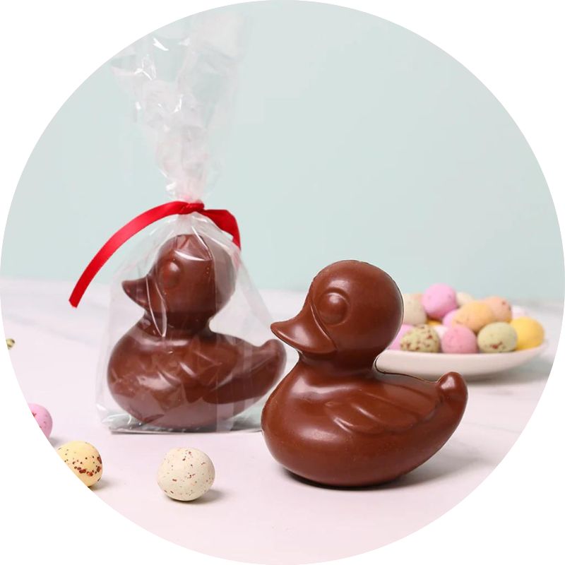 Cocoba Chocolate Duck Out of Packaging