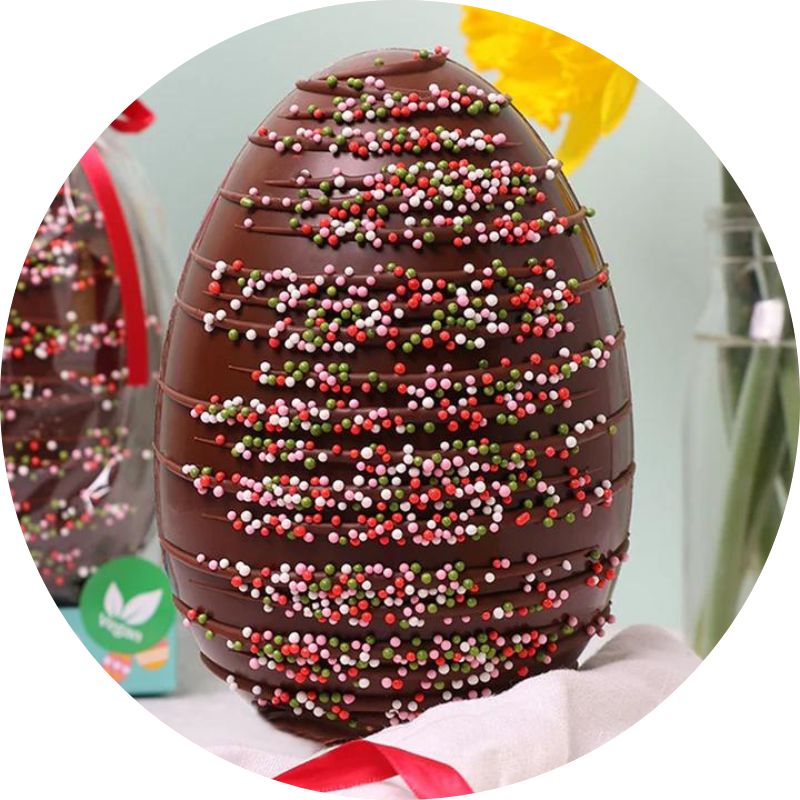 Cocoba Sprinkle Easter Egg Out of Packaging