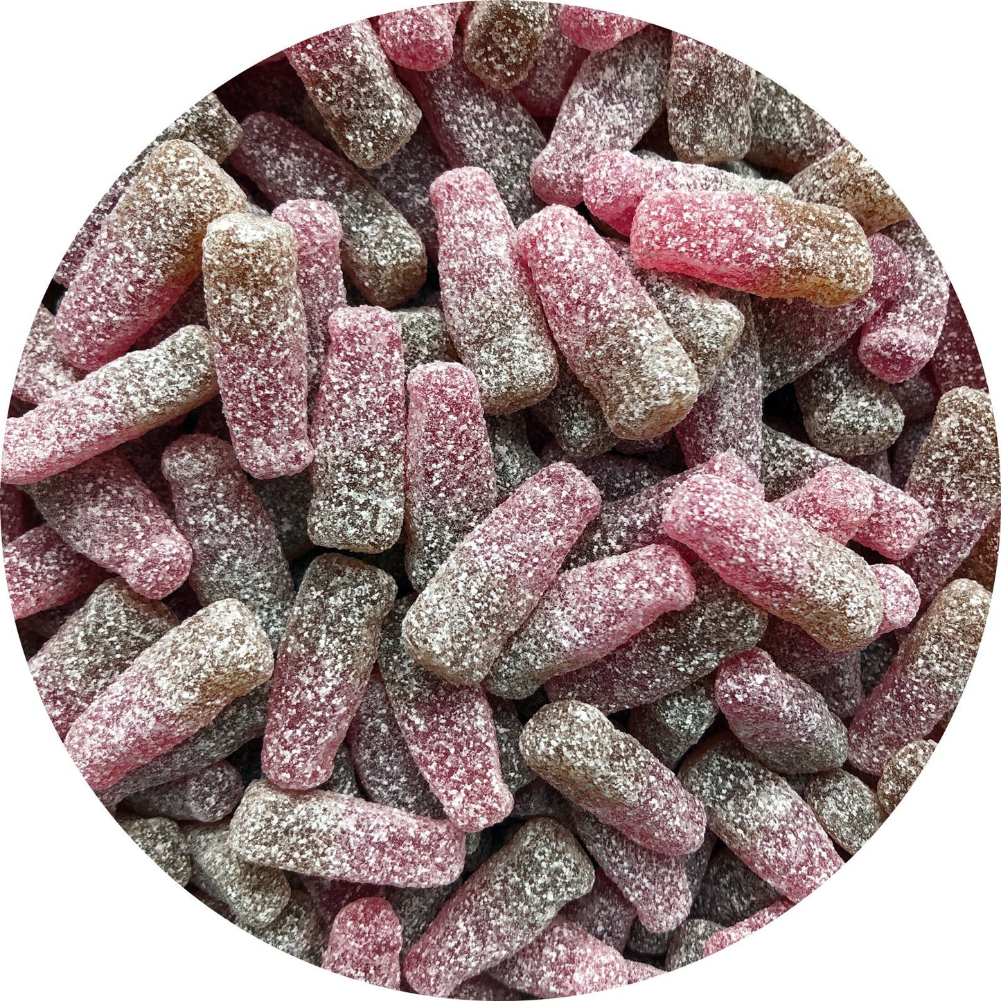 Fizzy Cherry Cola Bottles - Vegan Sweets
