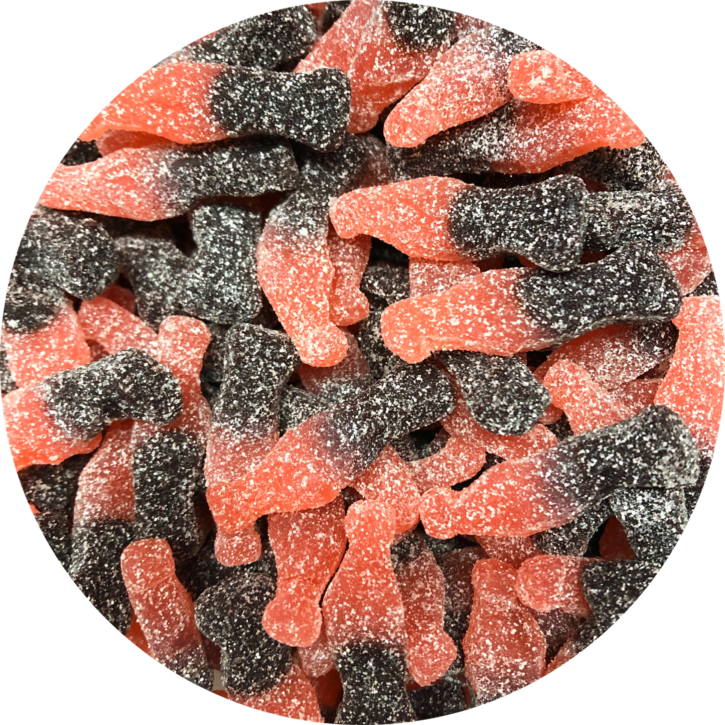 Jumbo Fizzy Cherry Cola Bottles