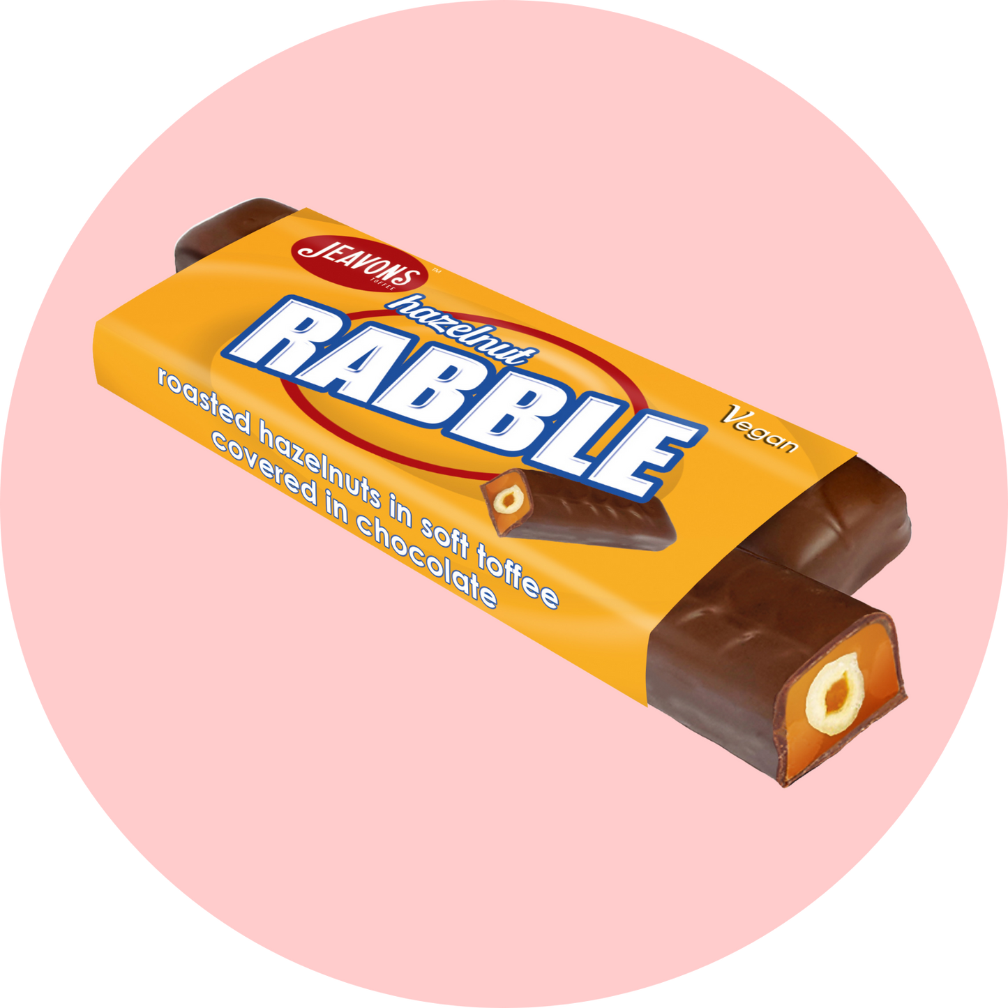 Jeavons Hazelnut Rabble Bar