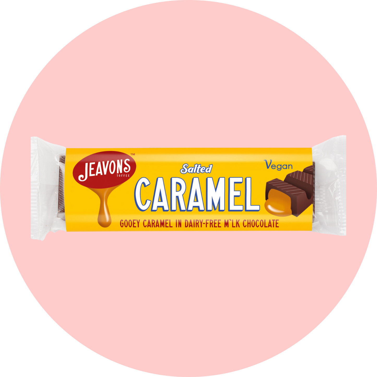 Jeavons Caramel Filled Chocolate Bar