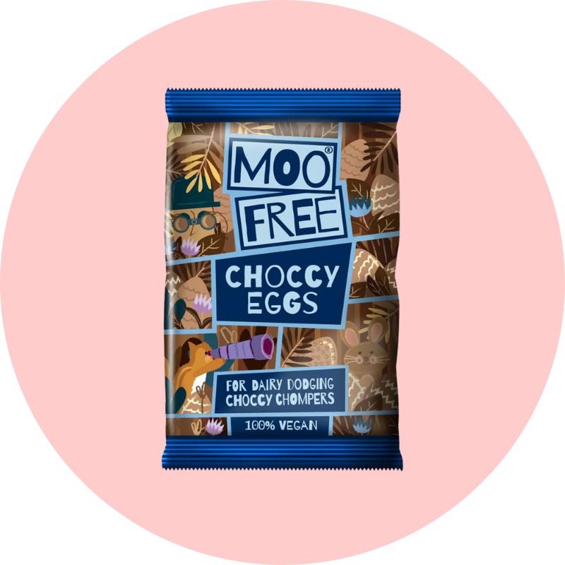 Moo Free Choccy Eggs