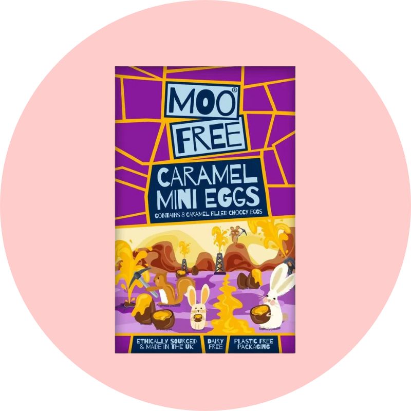 Moo Free Caramel Mini Eggs Dairy Free The Vegan Candy Man