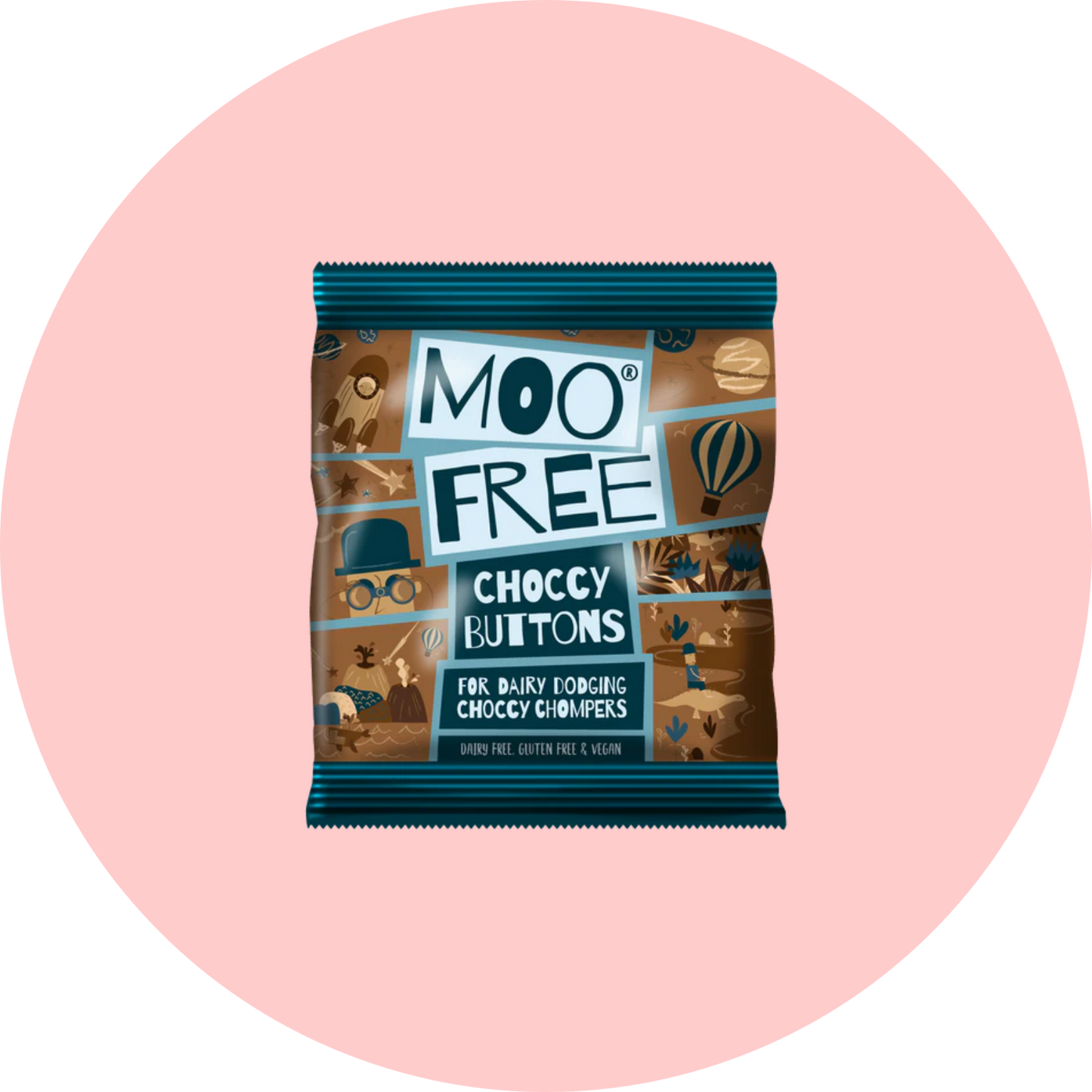 Moo Free Choccy Buttons