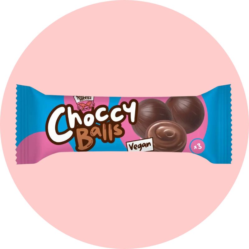 Mummy Meegz Choccy Balls (Vegan Lindt Lindor Alternative) In Packaging