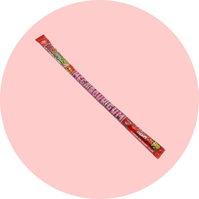 Zed Screamers Mega Sour Gum Sour Cherry