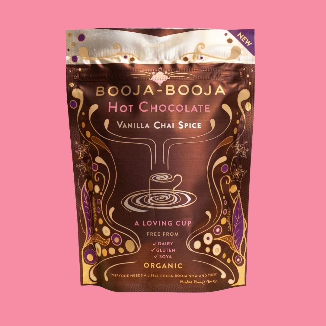 Booja Booja Hot Chocolate Pouch Vanilla Chai Spice