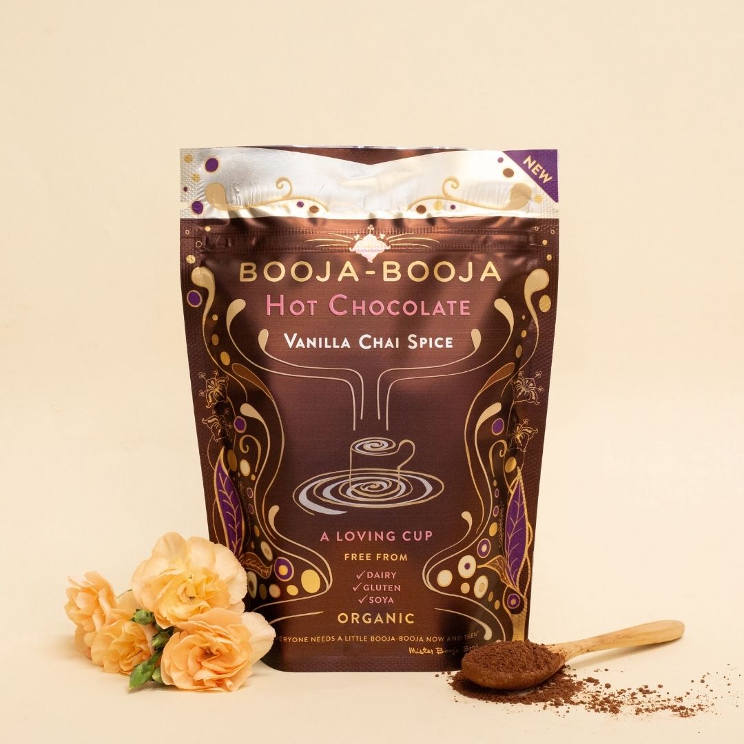 Booja Booja Hot Chocolate Pouch Vanilla Chai Spice