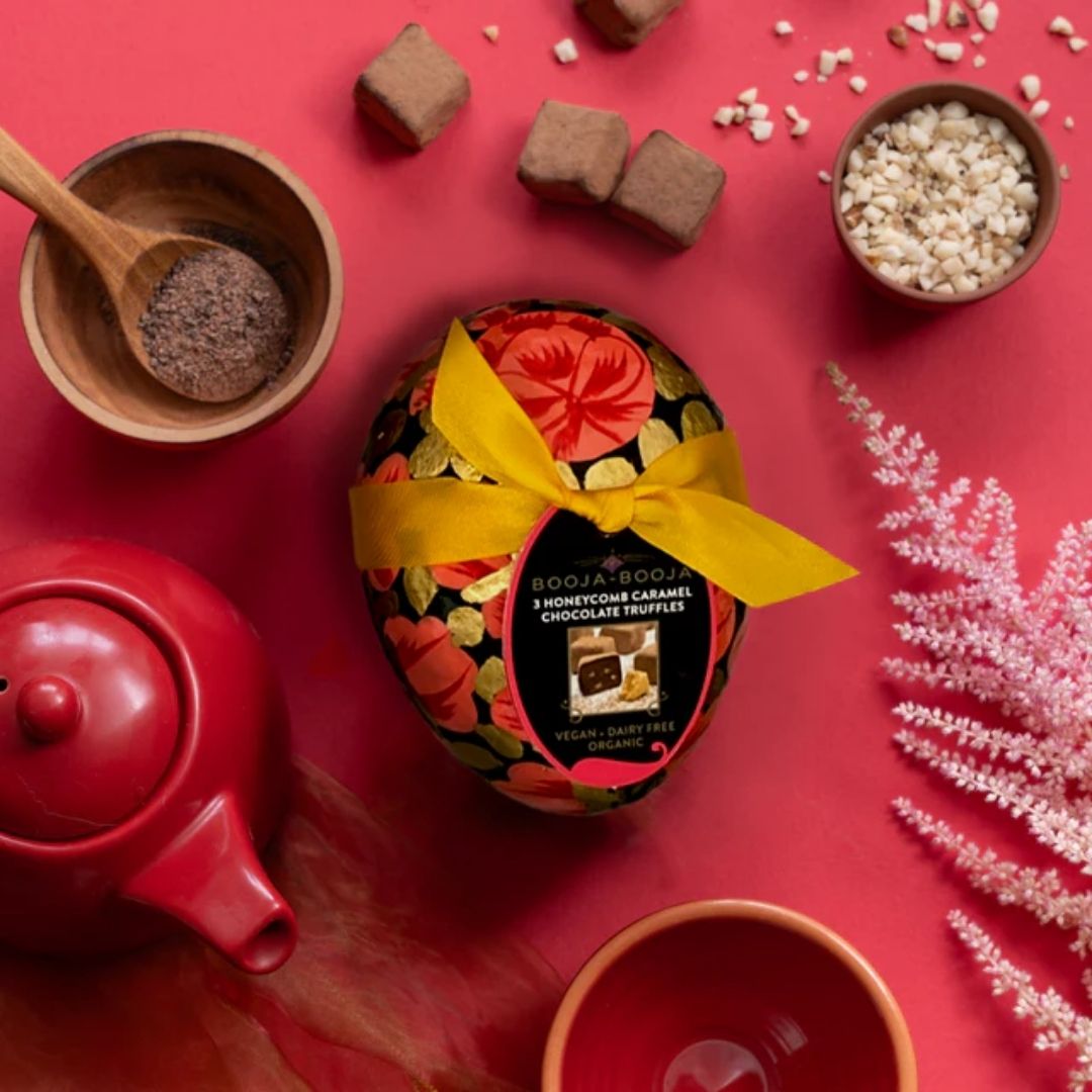 Booja Booja Easter Egg Honeycomb Caramel Lifestyle