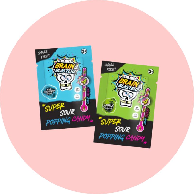 Brain Blasterz Super Sour Popping Candy