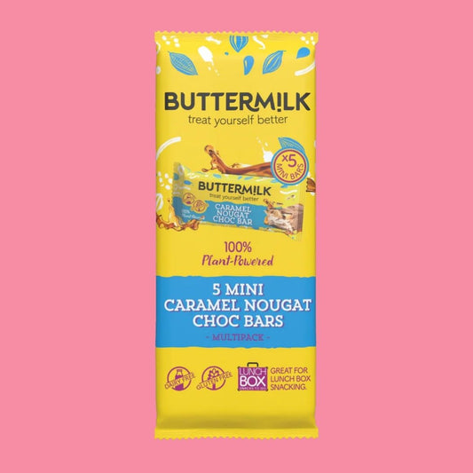 Buttermilk Choc Bar Multipack of 5 [Caramel Nougat, Mini 25g]