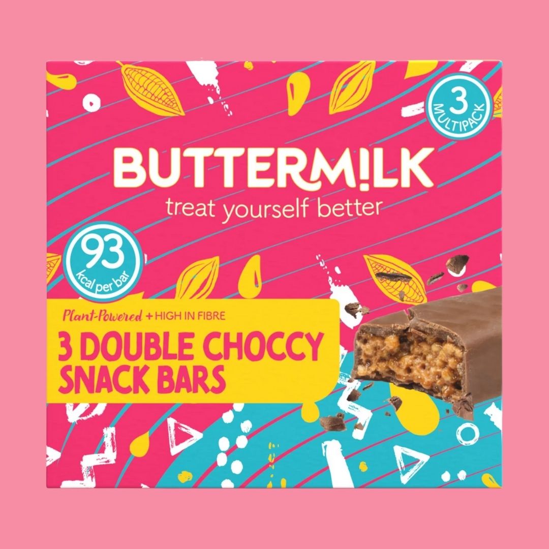 Multipack of 3 Buttermilk Double Choccy Snack Bars