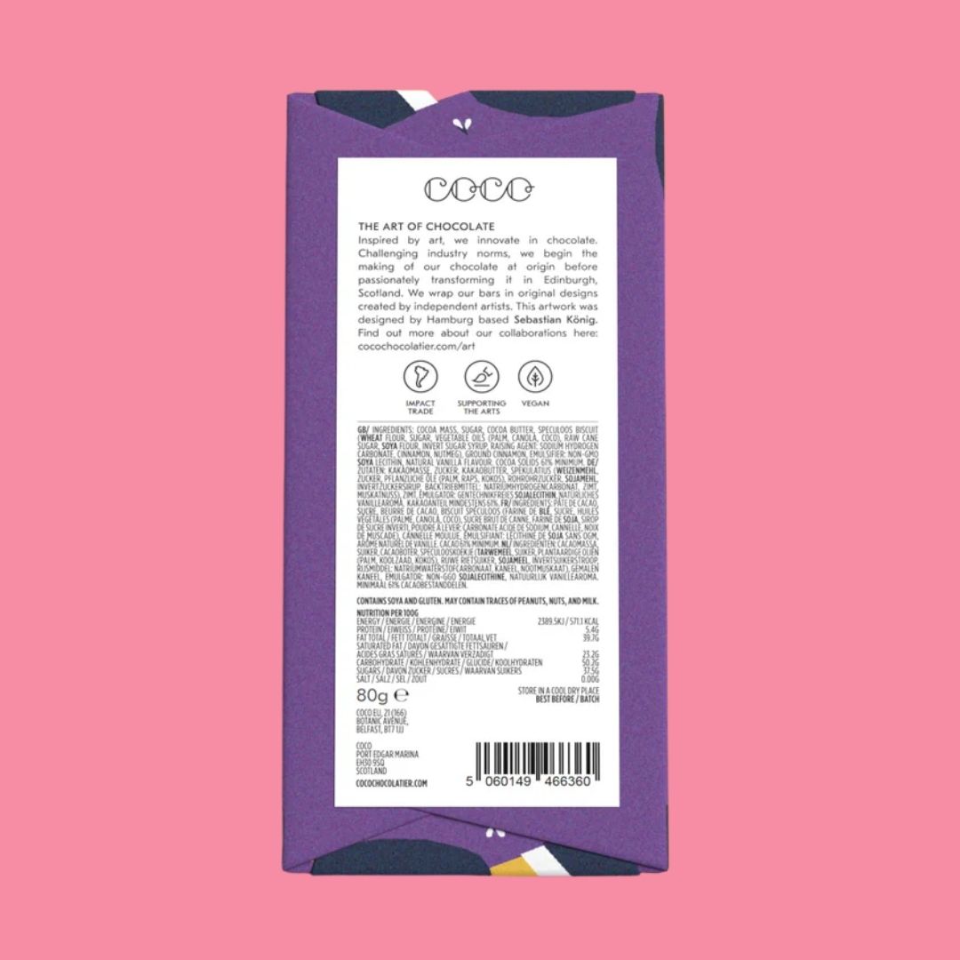 COCO Chocolate Bar Cinnamon Roll Dark Reverse