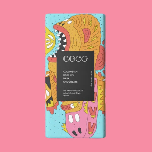 COCO Chocolate Bar Columbian Dark 61%