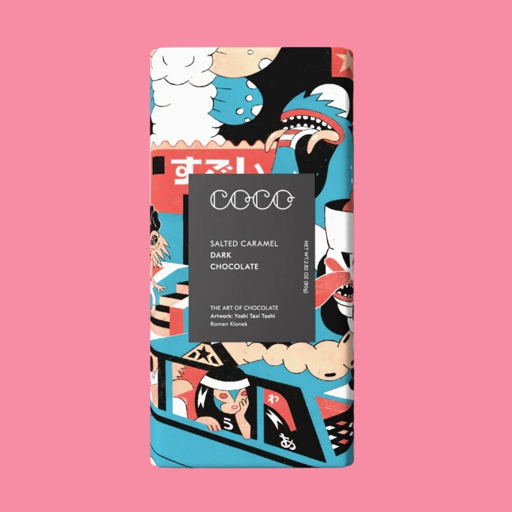 COCO Chocolate Bar Salted Caramel Dark