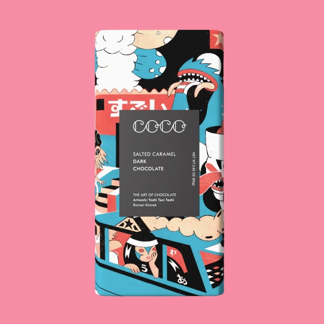 COCO Chocolate Bar Salted Caramel Dark