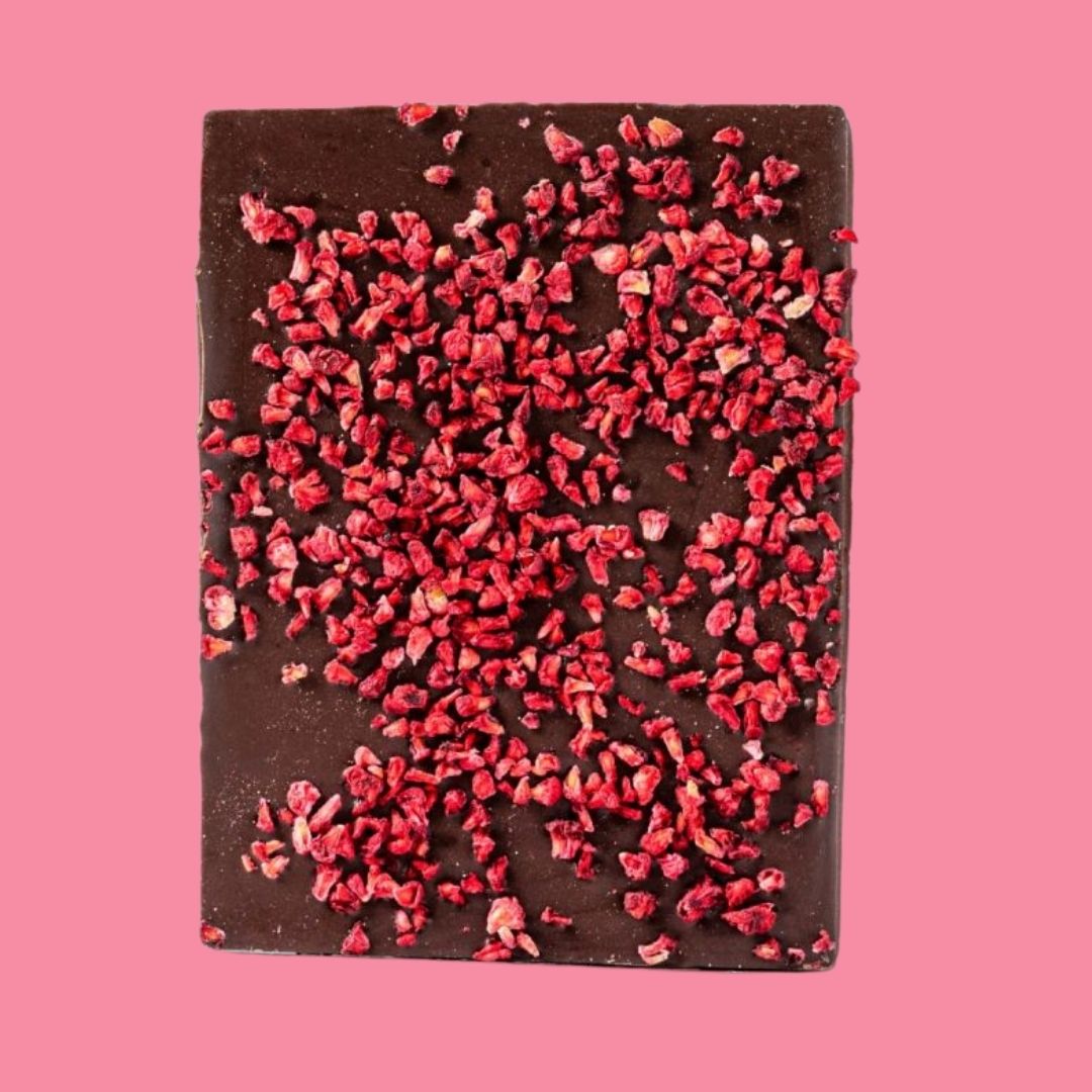 Chococo Chocolate Bar Ravishing Raspberry out of Box