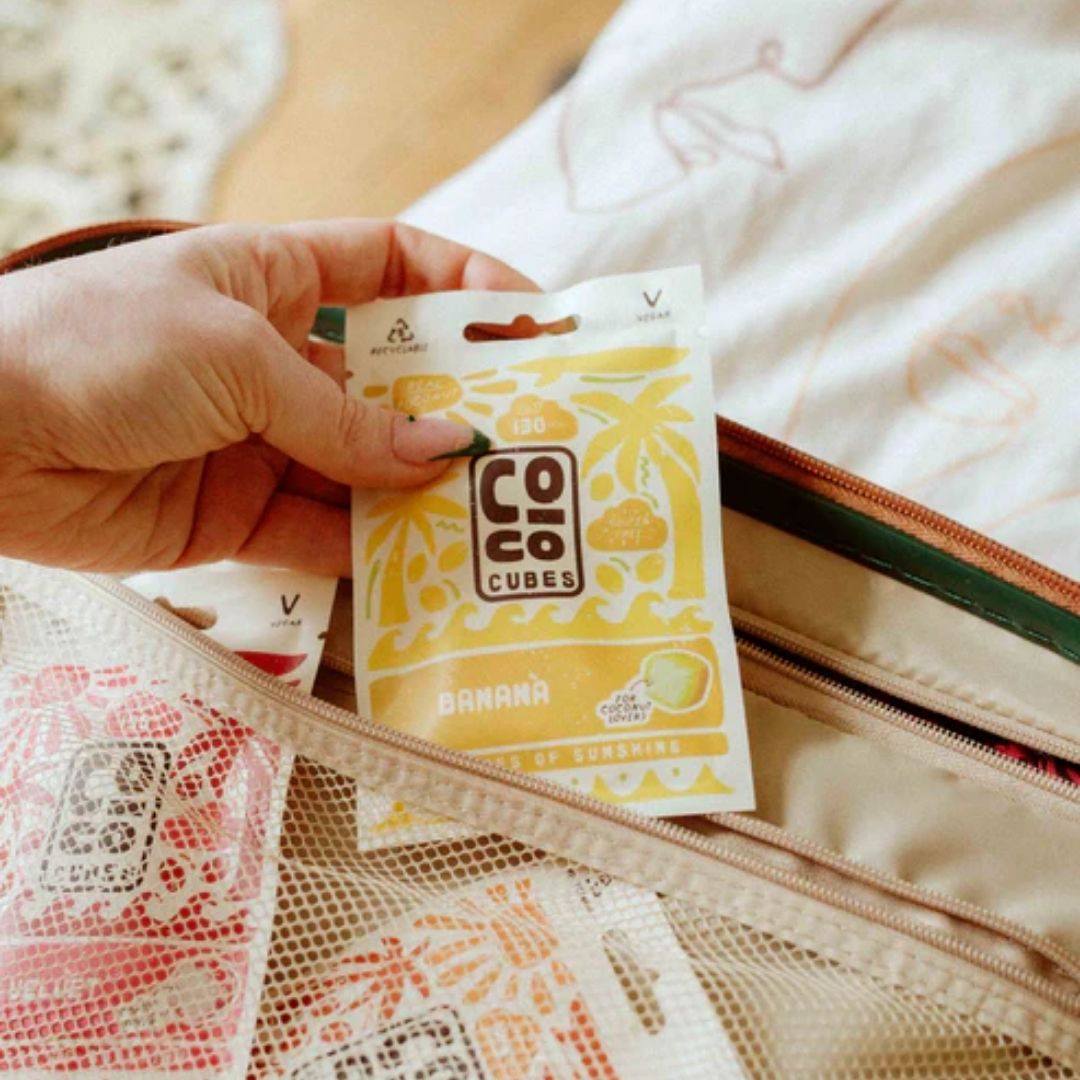 Coco Cubes Banana Flavour Lifestyle