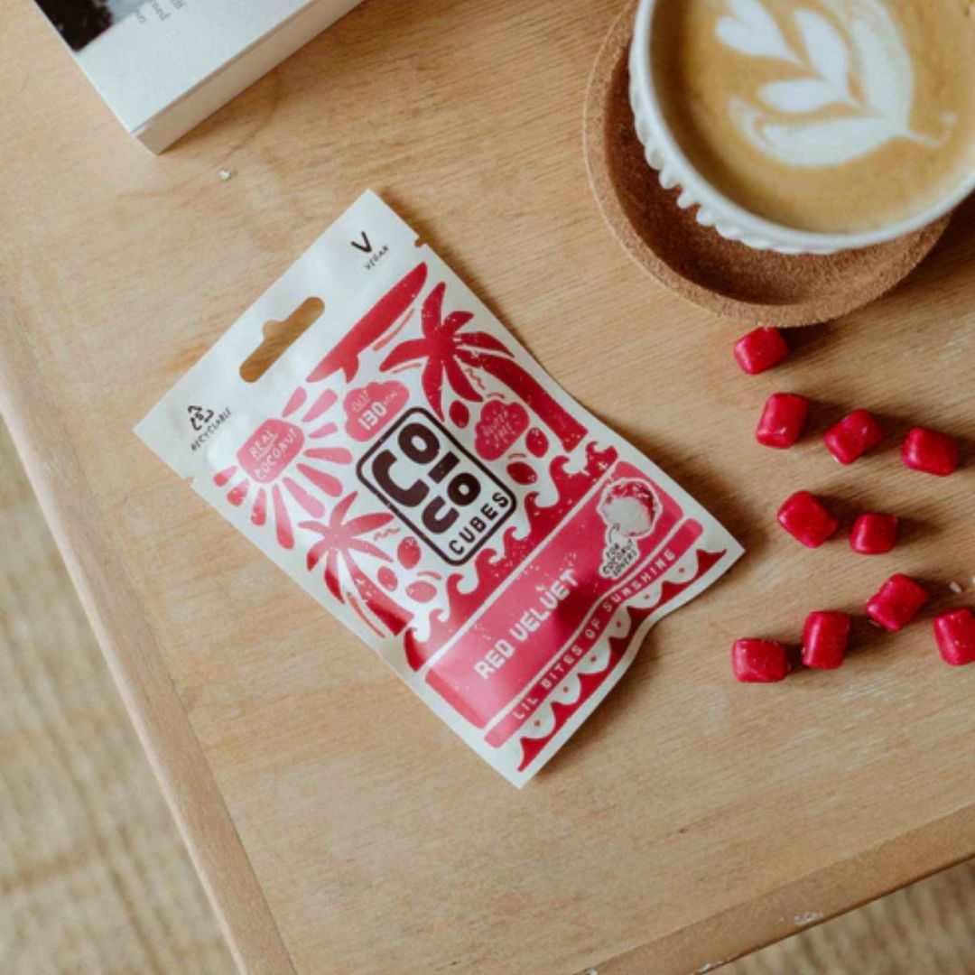 Coco Cubes Red Velvet Flavour Lifestyle