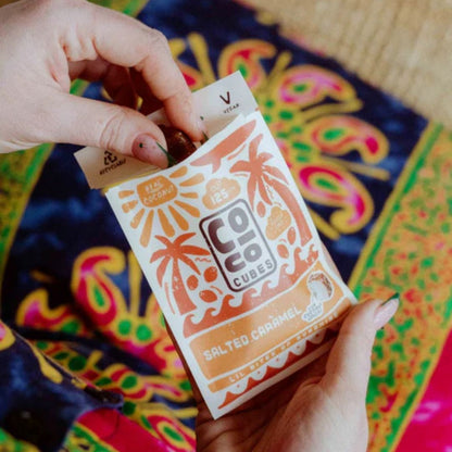 Coco Cubes Salted Caramel Flavour Lifestyle