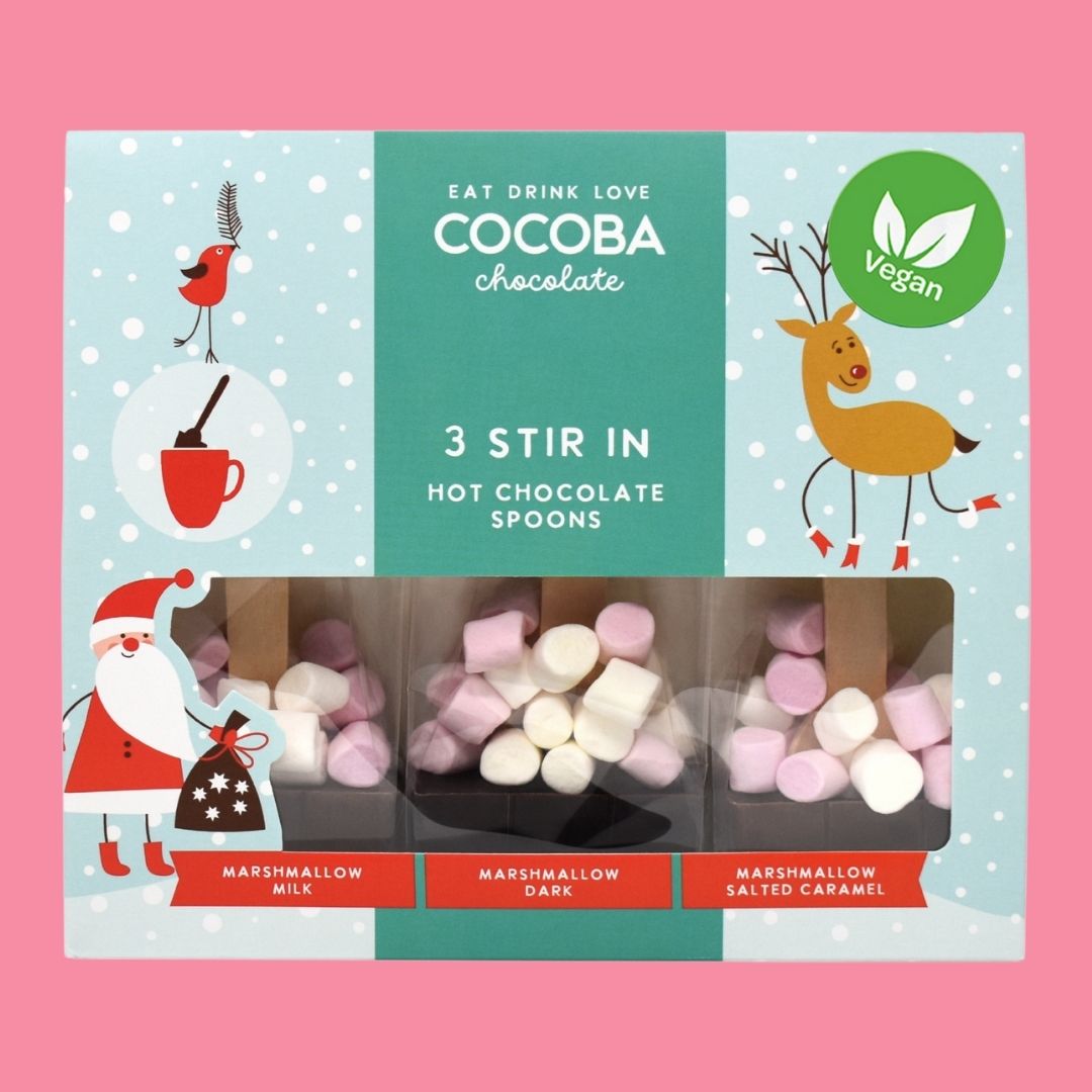 Cocoba Christmas Hot Chocolate Spoon Set