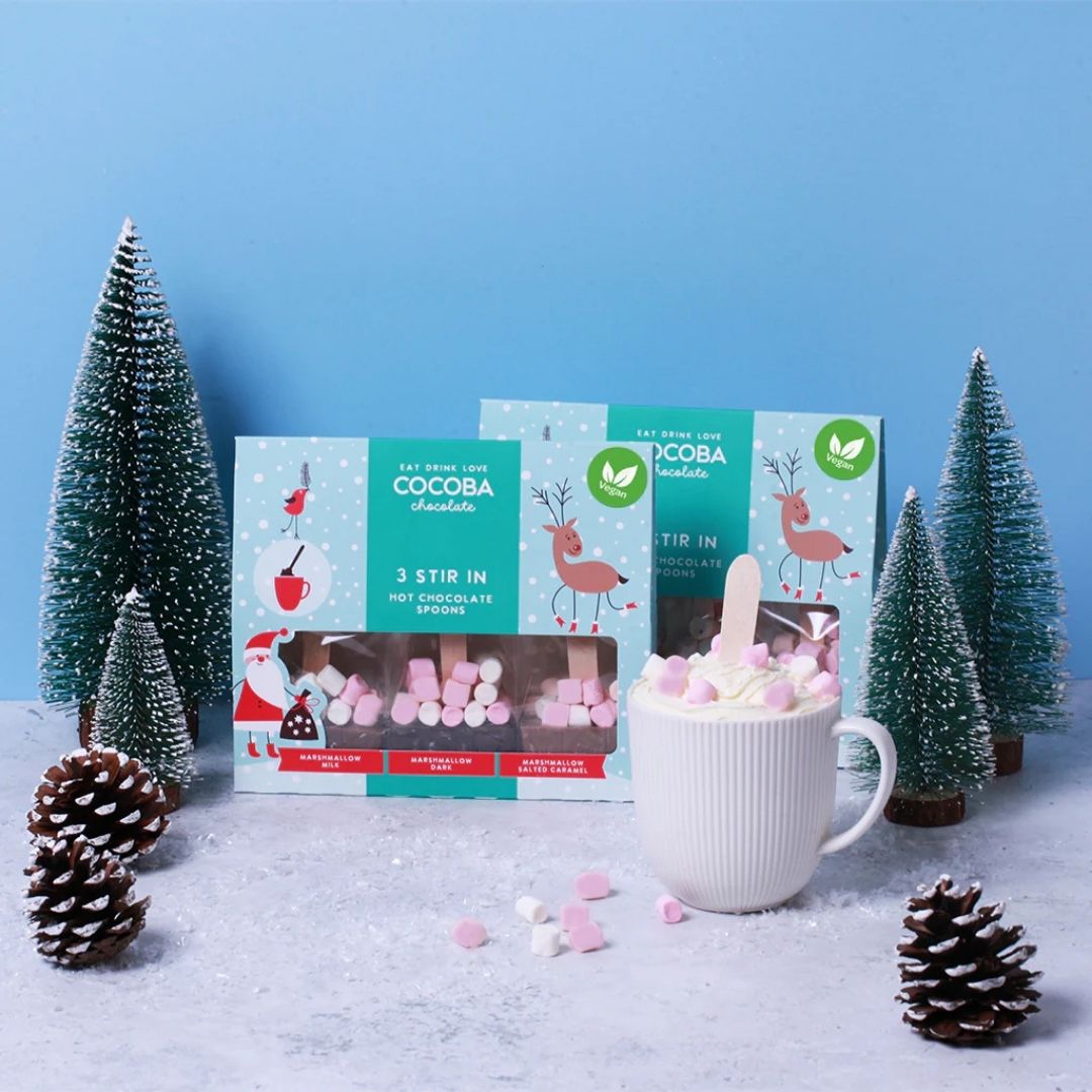 Cocoba Christmas Hot Chocolate Spoon Set