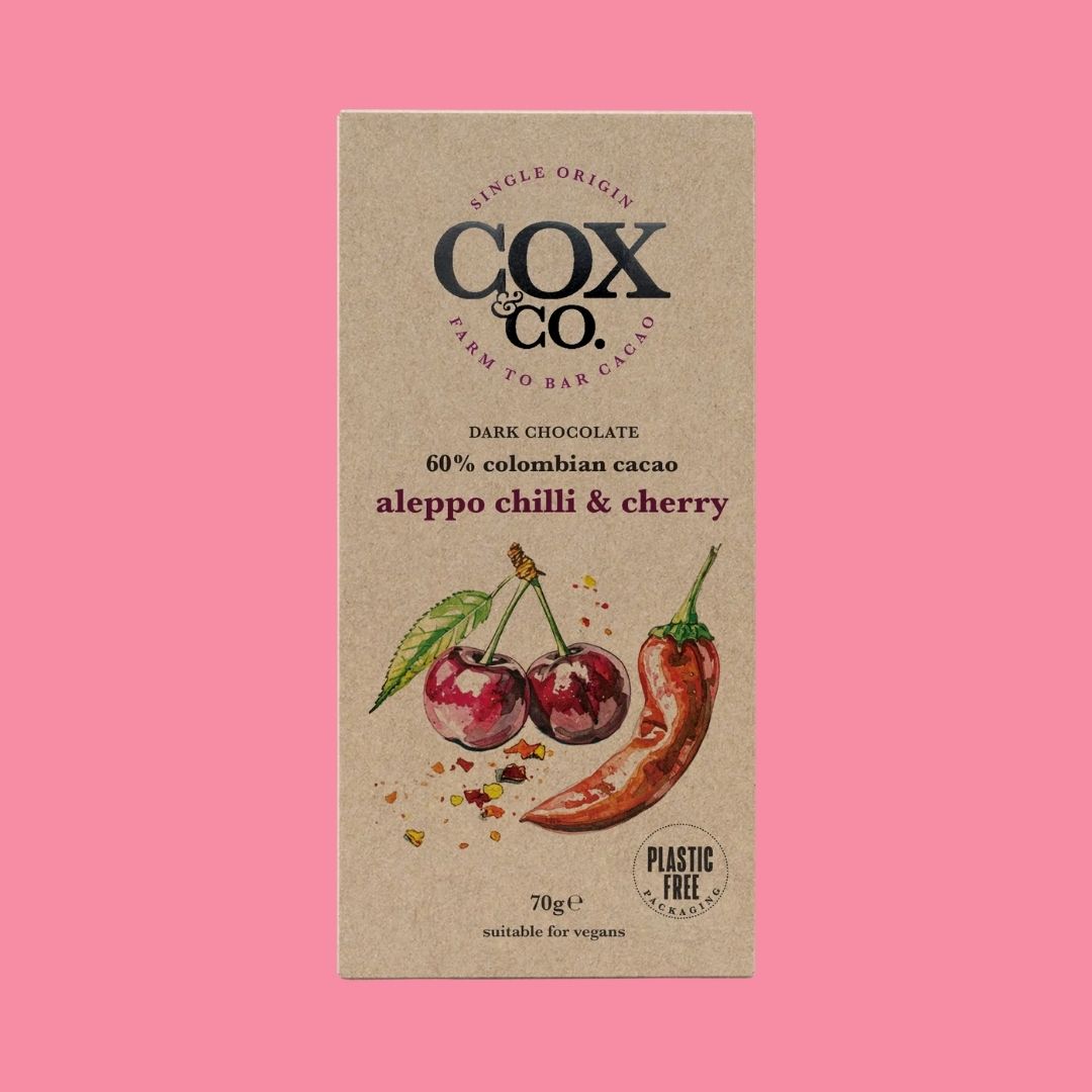 Cox & Co Chocolate Bar Aleppo Chilli & Cherry
