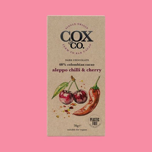 Cox & Co Chocolate Bar Aleppo Chilli & Cherry