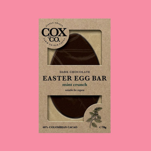 Cox & Co Egg Shaped Chocolate Bar Mint