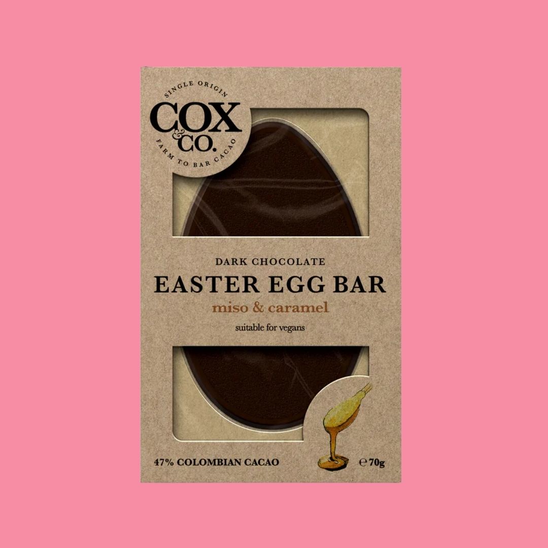 Cox & Co Egg Shaped Chocolate Bar Miso & Caramel