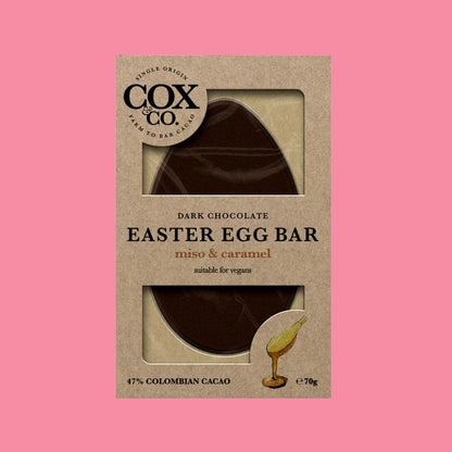 Cox & Co Egg Shaped Chocolate Bar Miso & Caramel