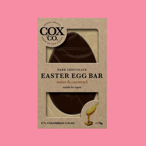 Cox & Co Egg Shaped Chocolate Bar Miso & Caramel