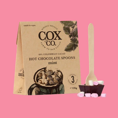 Cox & Co Hot Chocolate Spoons 3 Pack, Mint