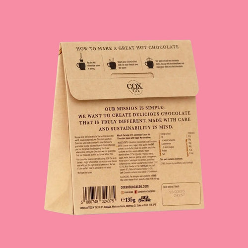 Cox & Co Chocolate Bar Miso & Caramel Reverse